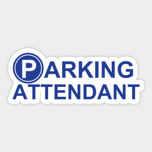 parking attendant Sticker